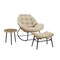 Manhattan Comfort Benson 3-Piece Patio Rocking Chair with Ottoman and Table  in Cream OD-CV024-CR - alternate 8